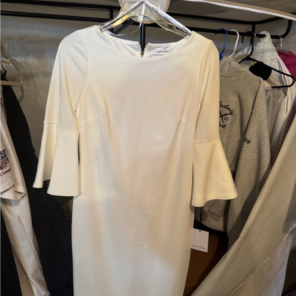 Calvin Klein Bell Sleeve Dress